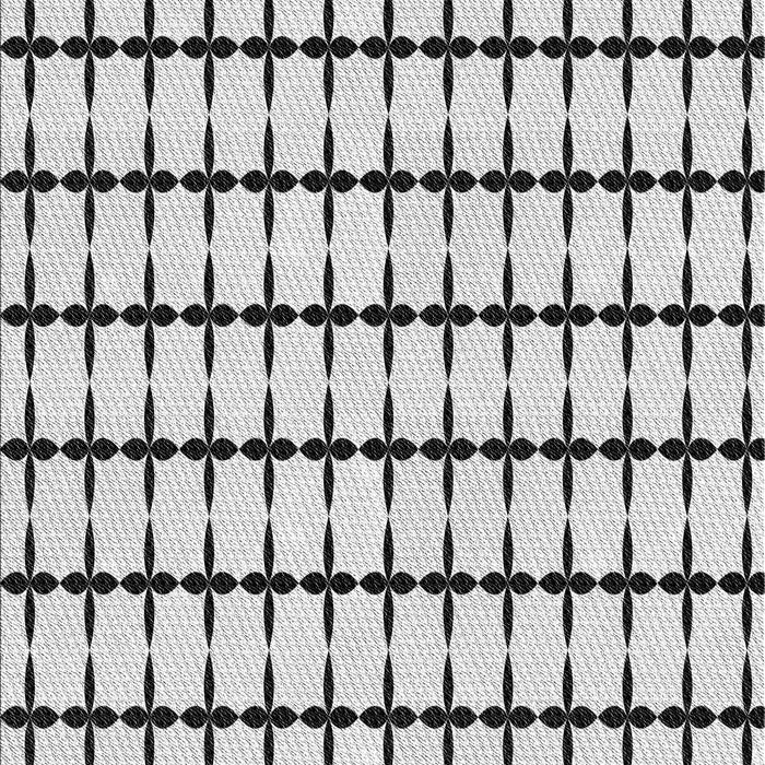 Patterned Ash Gray Novelty Rug, pat947