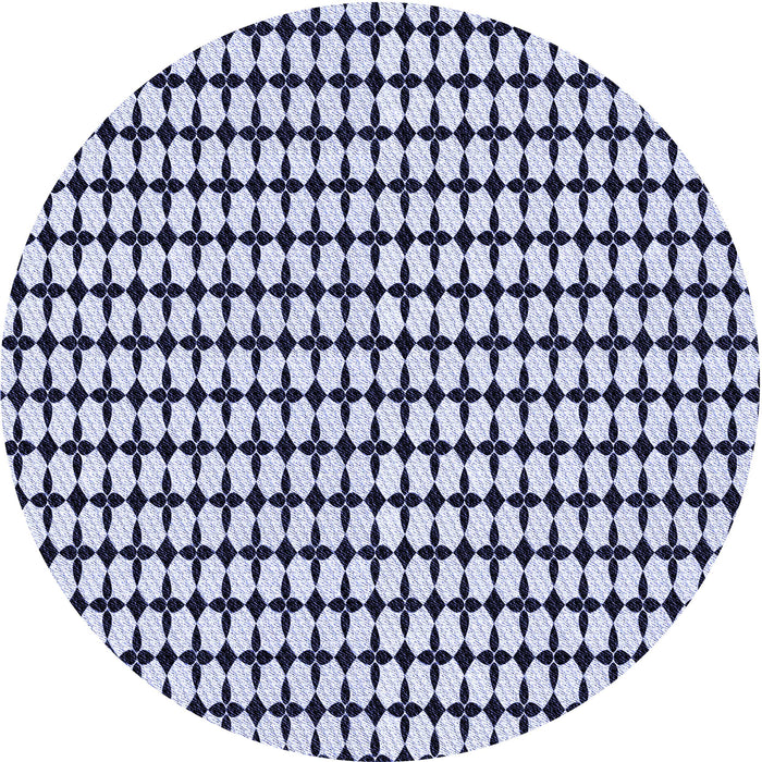 Square Patterned Blue Rug, pat948blu
