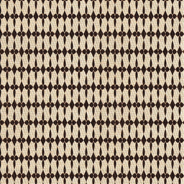 Patterned Deep Peach Orange Rug, pat948org