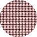 Square Patterned Brown Red Rug, pat948rd