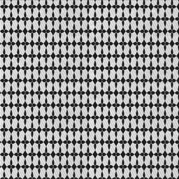 Square Patterned Platinum Gray Novelty Rug, pat948