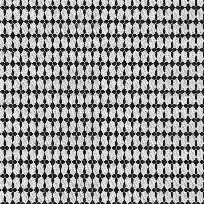 Square Patterned Platinum Gray Novelty Rug, pat948