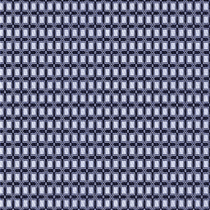 Round Patterned Night Blue Rug, pat949blu