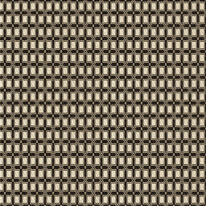 Round Patterned Midnight Gray Rug, pat949brn