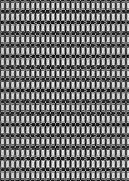 Patterned Mid Gray Novelty Rug, pat949