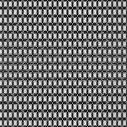 Square Patterned Mid Gray Novelty Rug, pat949