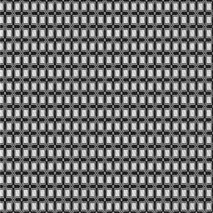 Square Patterned Mid Gray Novelty Rug, pat949