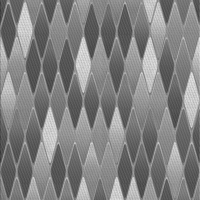 Patterned Carbon Gray Rug, pat95gry