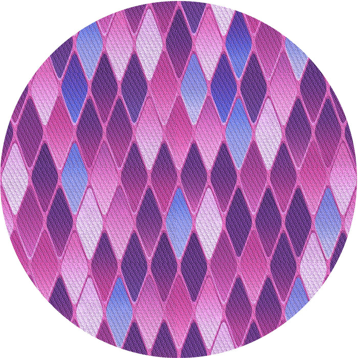 Square Machine Washable Transitional Purple Rug in a Living Room, wshpat95pur