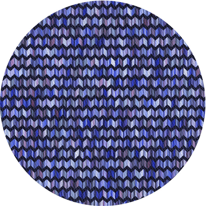 Square Patterned Medium Slate Blue Rug, pat950blu