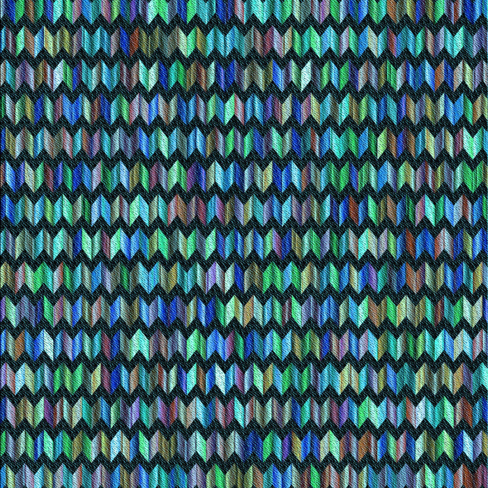 Machine Washable Transitional Deep-Sea Blue Rug, wshpat950lblu