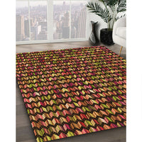 Patterned Sedona Brown Rug, pat950org