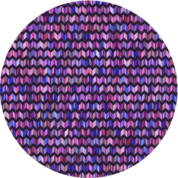 Square Patterned Dark Purple Rug, pat950pur