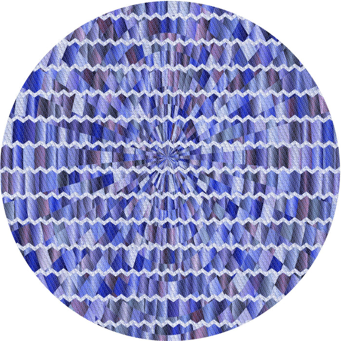 Square Machine Washable Transitional Jeans Blue Rug in a Living Room, wshpat951blu