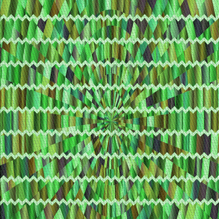 Patterned Green Rug, pat951grn