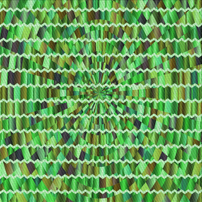 Round Machine Washable Transitional Green Rug, wshpat951grn