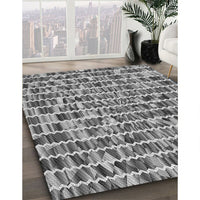 Patterned Cloud Gray Rug, pat951gry