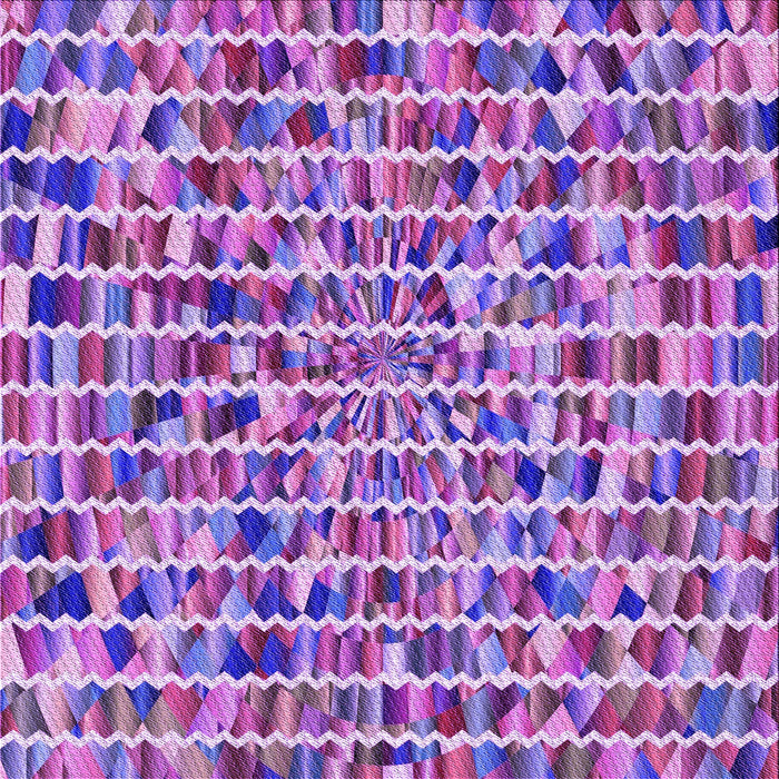 Round Machine Washable Transitional Dark Orchid Purple Rug, wshpat951pur