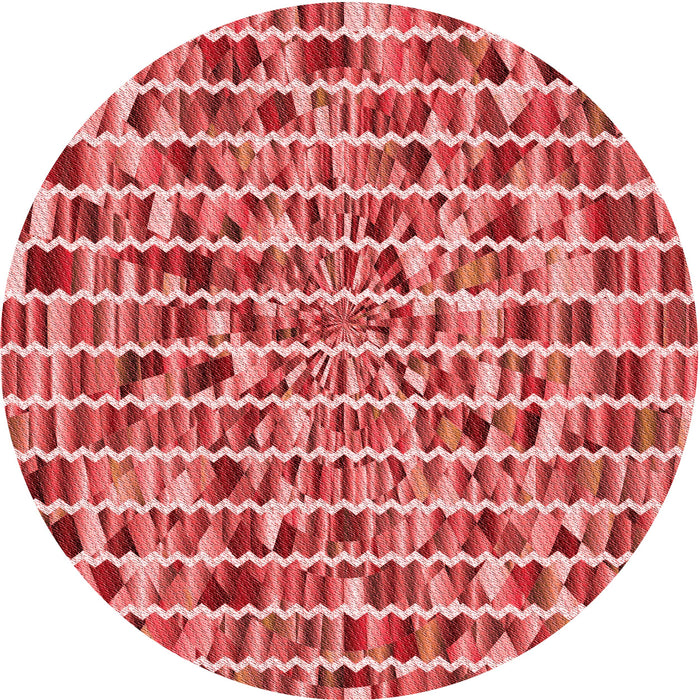 Square Patterned Red Rug, pat951rd