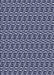 Machine Washable Transitional Night Blue Rug, wshpat952blu