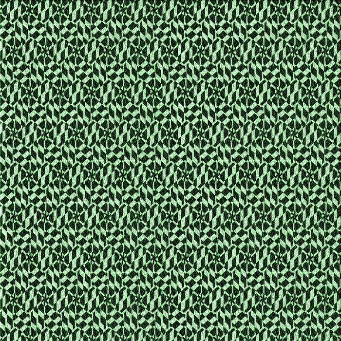 Round Patterned Pastel Green Rug, pat952grn