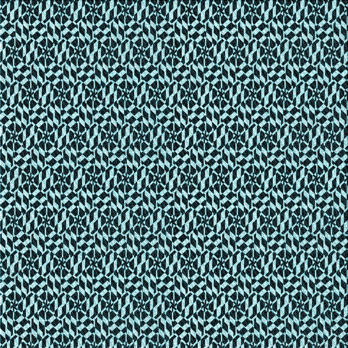 Round Patterned Deep Teal Green Rug, pat952lblu