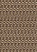 Patterned Black Brown Rug, pat952org