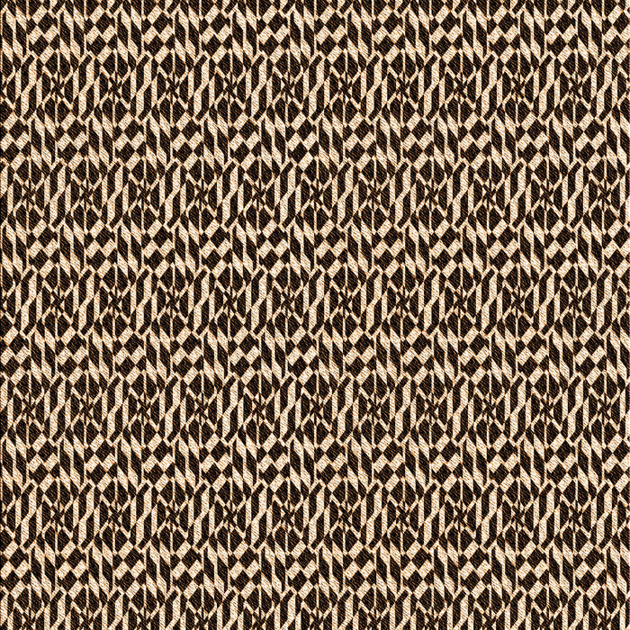 Patterned Black Brown Rug, pat952org