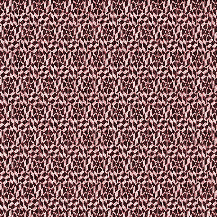 Round Patterned Dark Scarlet Red Rug, pat952rd