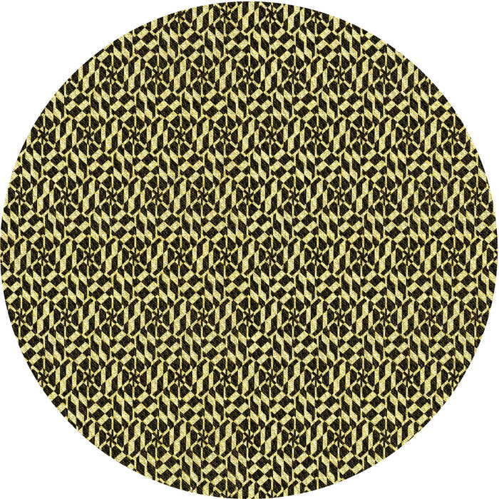 Square Patterned Midnight Gray Rug, pat952yw