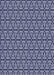 Machine Washable Transitional Night Blue Rug, wshpat953blu