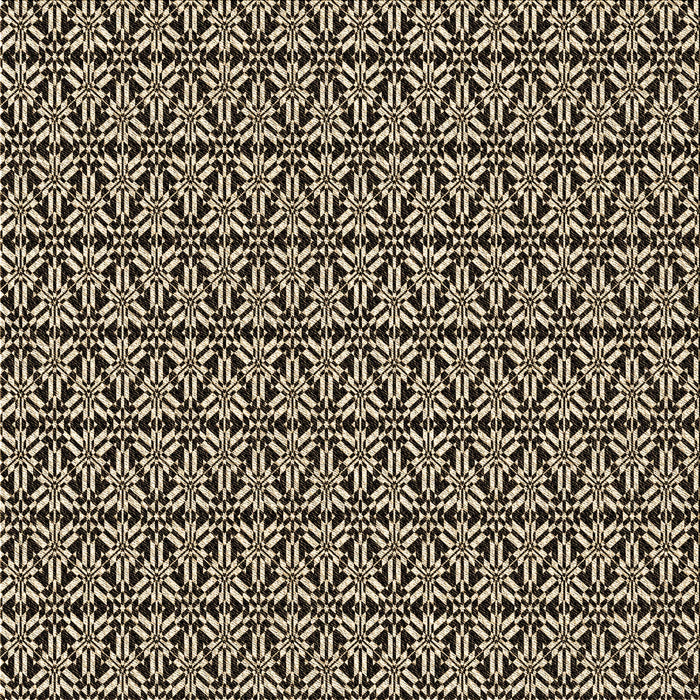 Round Patterned Midnight Gray Rug, pat953brn