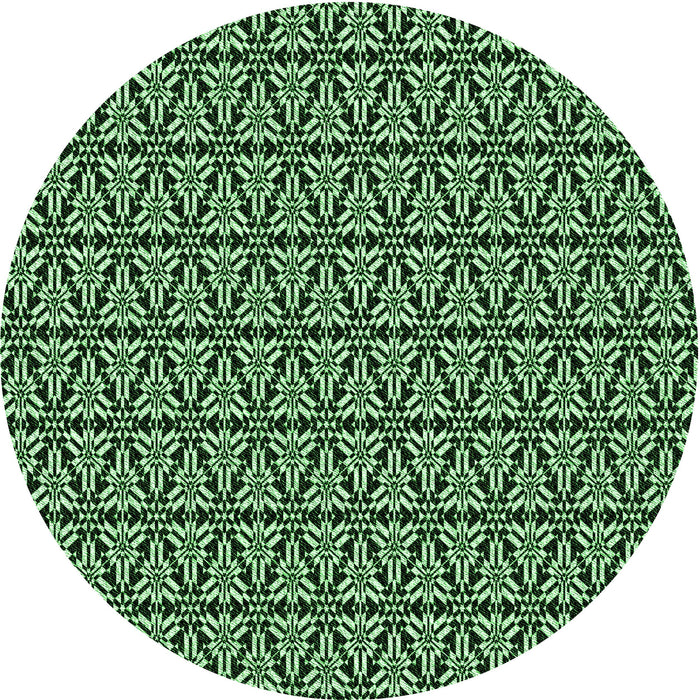 Square Patterned Pastel Green Rug, pat953grn
