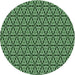 Square Patterned Pastel Green Rug, pat953grn