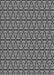 Patterned Midnight Gray Rug, pat953gry