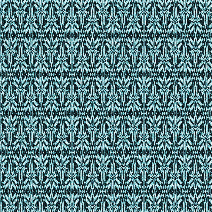 Patterned Deep Teal Green Rug, pat953lblu