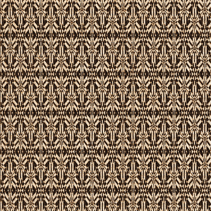 Patterned Black Brown Rug, pat953org