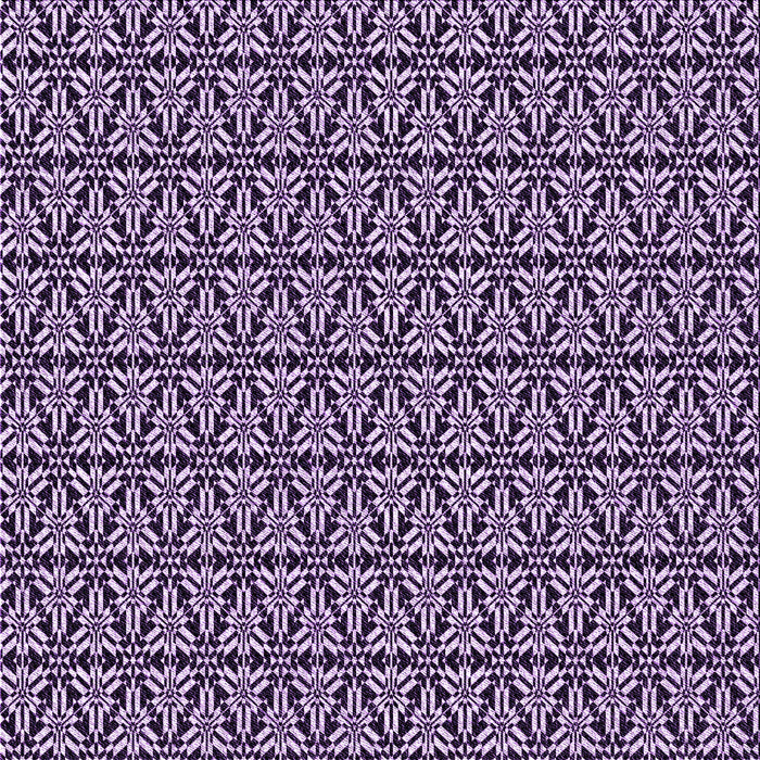Round Patterned Dark Purple Rug, pat953pur