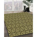 Patterned Midnight Gray Rug in Family Room, pat953yw