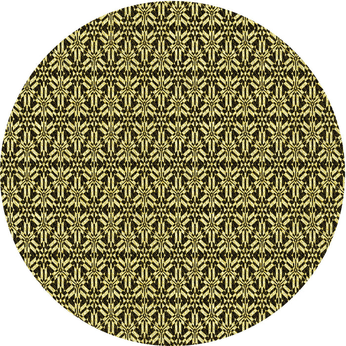 Square Patterned Midnight Gray Rug, pat953yw