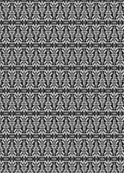 Patterned Mid Gray Novelty Rug, pat953