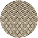 Square Patterned Vanilla Gold Rug, pat954brn