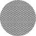 Square Patterned Gray Rug, pat954gry