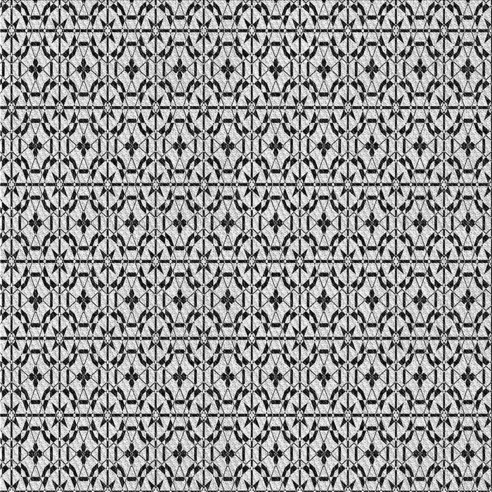 Round Patterned Gray Rug, pat954gry