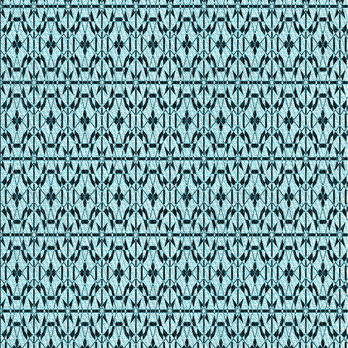 Patterned Blue Rug, pat954lblu