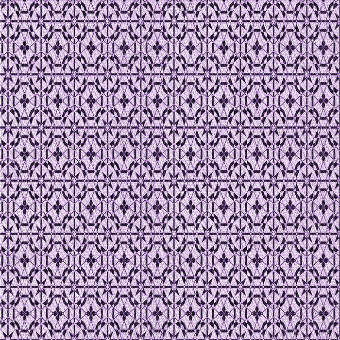 Round Machine Washable Transitional Blossom Pink Rug, wshpat954pur