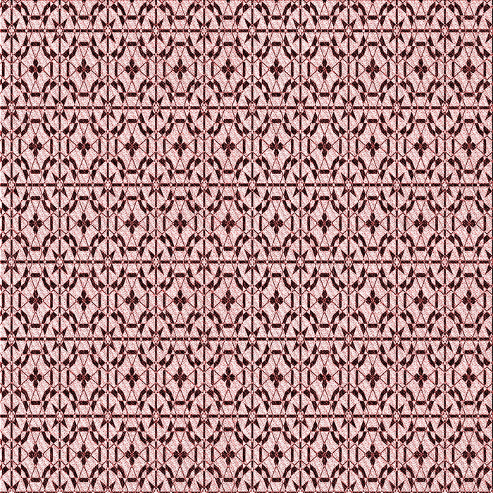 Round Patterned Pink Rug, pat954rd