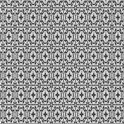 Square Patterned Light Black Novelty Rug, pat954