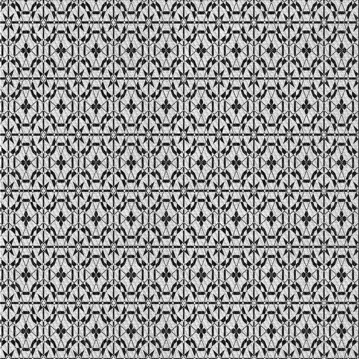 Square Patterned Light Black Novelty Rug, pat954