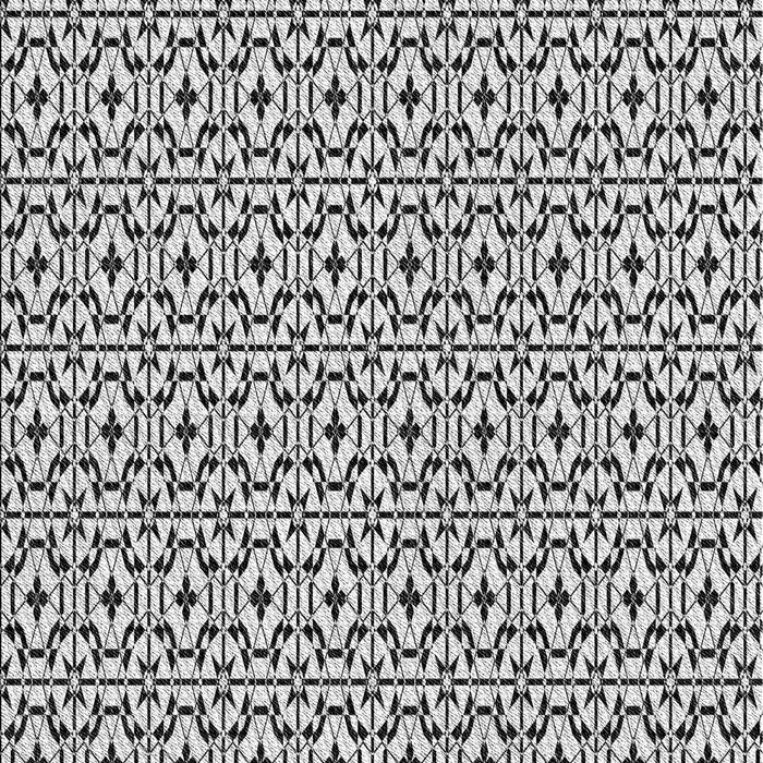 Patterned Light Black Novelty Rug, pat954